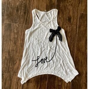 Poof! Uneven Sides Tank Top